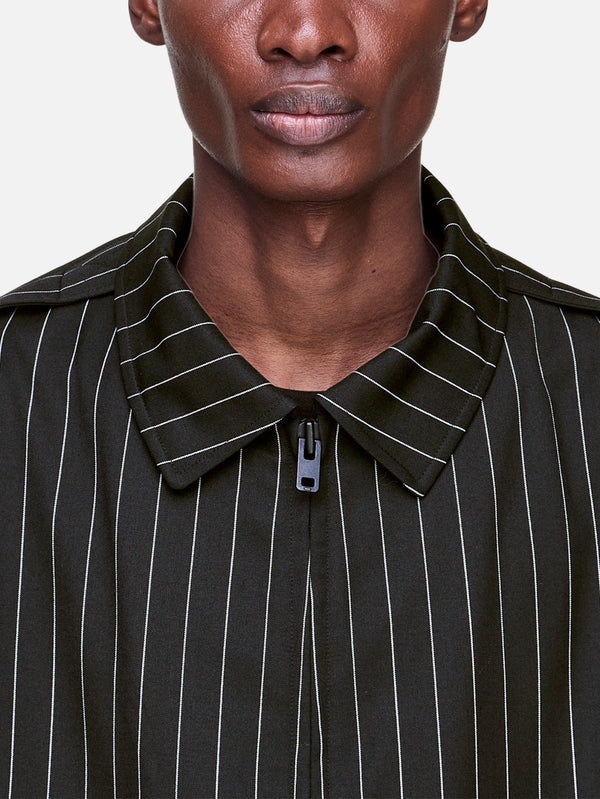 Y-3 - CEKET - Y-3 Refined Wool UT Blouson - Black Chalk Pearl - shopi go'da!.