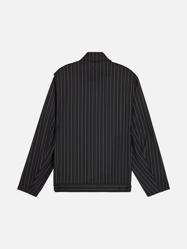 Y-3 - CEKET - Y-3 Refined Wool UT Blouson - Black Chalk Pearl - shopi go'da!.