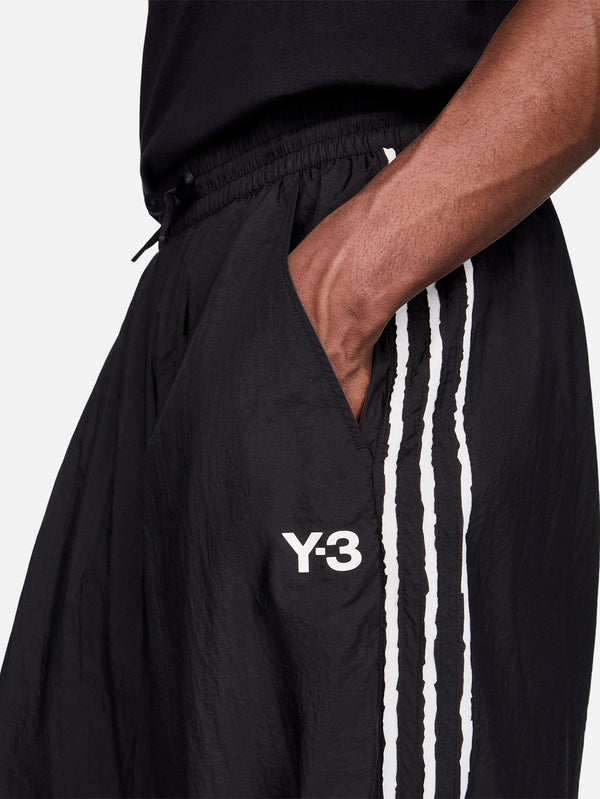 Y-3 - EŞOFMAN ALTI - Y-3 Raw Edge 3 Stripes Wide Tracksuit - Black - shopi go'da!.