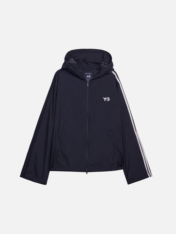 Y-3 - EŞOFMAN ÜSTÜ - Y-3 Nylon Wired 3 Stripes Track Top - Black - shopi go'da!.