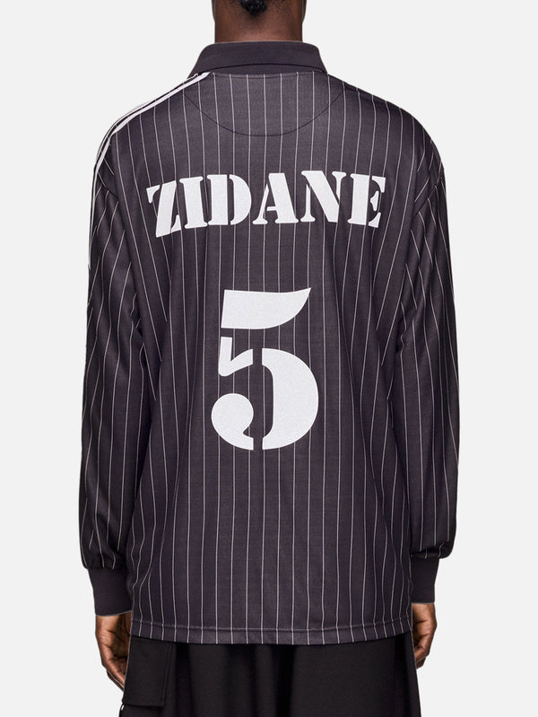 Y-3 - FORMA - Y-3 Zinedine Zidane Soccer Long Sleeve Jersey - Black - shopi go'da!.