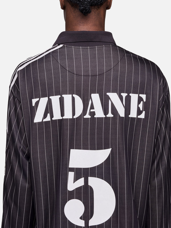 Y-3 - FORMA - Y-3 Zinedine Zidane Soccer Long Sleeve Jersey - Black - shopi go'da!.