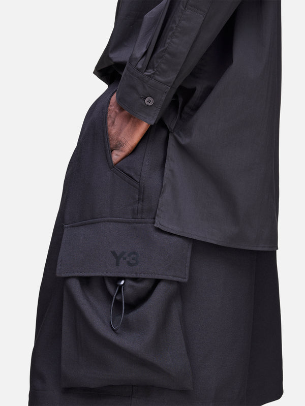 Y-3 - ŞORT - Y-3 Technical Cargo Shorts - Black - shopi go'da!.