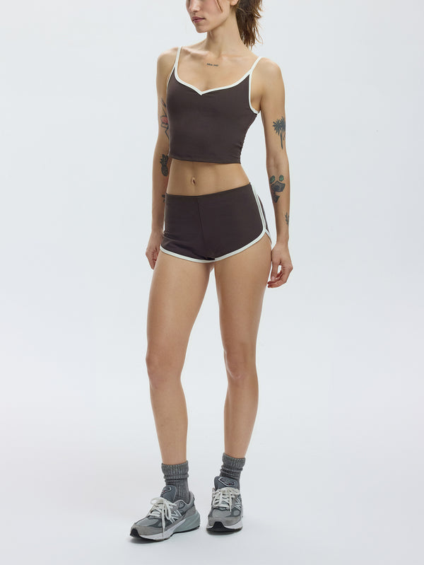 YORSTRULY - BRALETTE - Grace Long Bra - Espresso Martini - shopi go'da!.