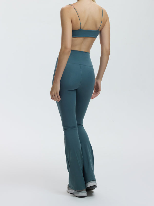 YORSTRULY - EŞOFMAN ALTI - Twist Flare Pants - Lagoon - shopi go'da!.