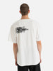 Yuni Sırt Baskılı Regular Kesim T-Shirt - Kırık Beyaz