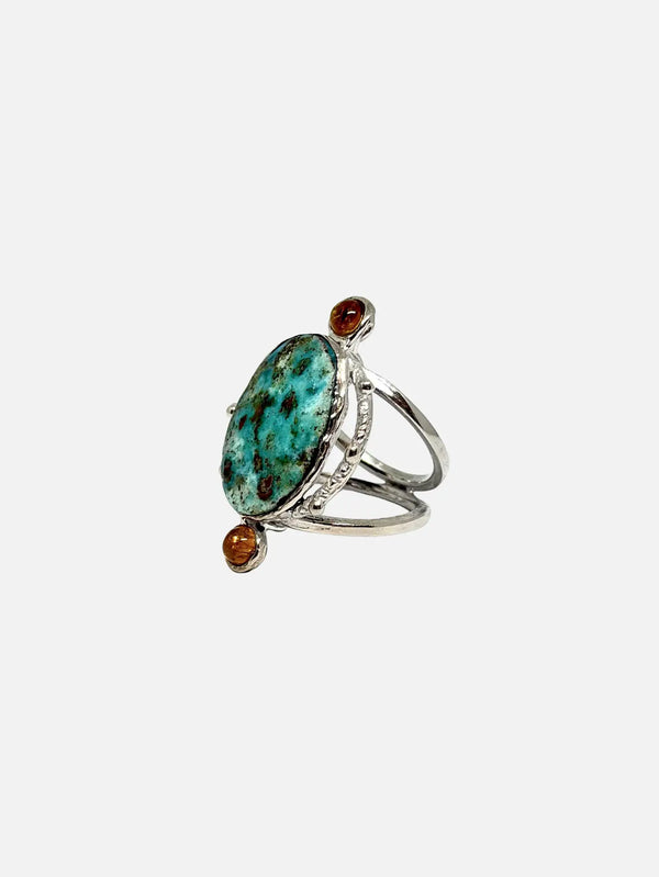 KAEL Kaera Ring – Silver, yakından görünüm
