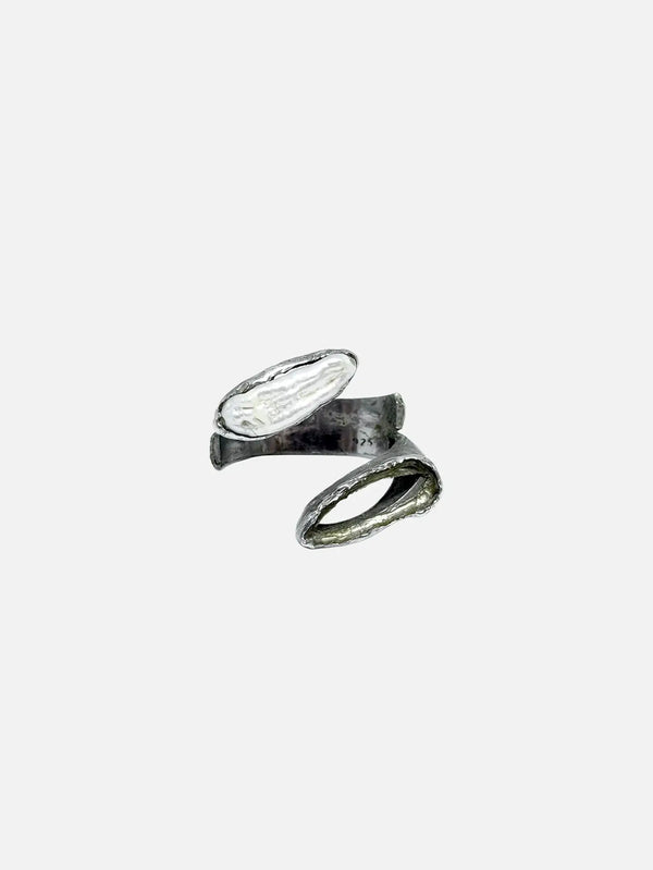 KAEL Varka Ring - Silver – Silver, iki adet, yakın çekim