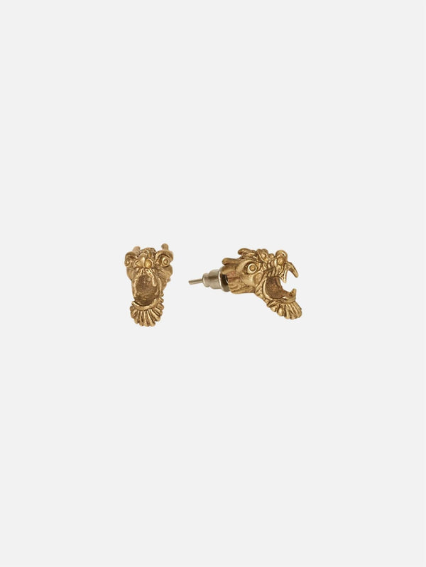 ZEWORKS - KÜPE - Bold  Dragon Mini Earrings - Gold - shopi go'da!.