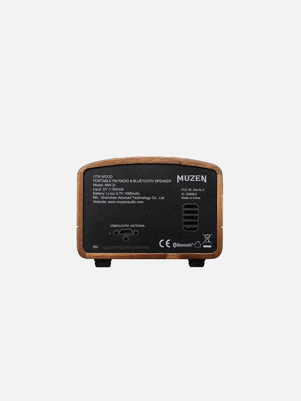 ZUHAL MÜZİK - KABLOSUZ HOPARLÖR - Muzen OTR Wood - Rosewood Type-C (Taşınabilir FM Radyolu Bluetooth Hoparlör) - shopi go'da!.