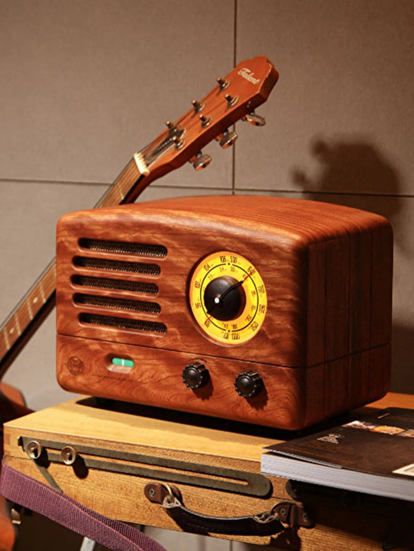 ZUHAL MÜZİK - KABLOSUZ HOPARLÖR - Muzen OTR Wood - Rosewood Type-C (Taşınabilir FM Radyolu Bluetooth Hoparlör) - shopi go'da!.