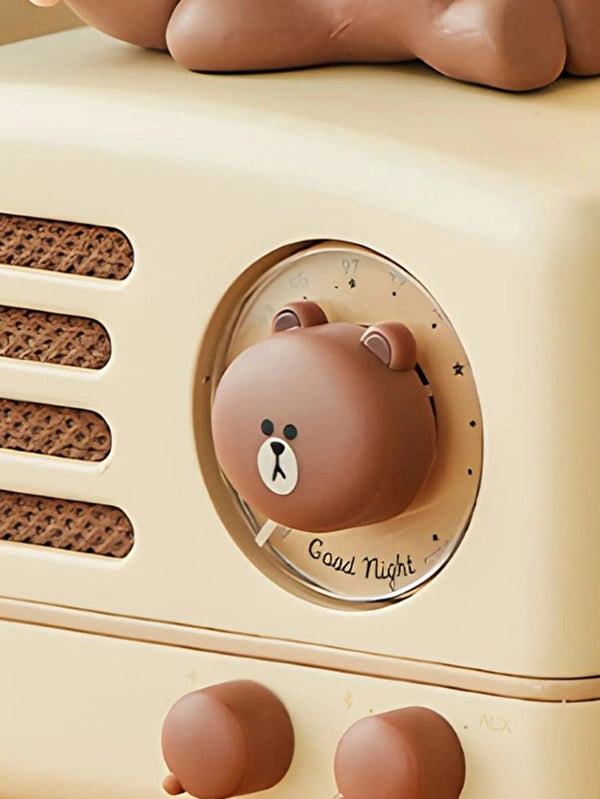 ZUHAL MÜZİK - KABLOSUZ HOPARLÖR - Muzen OTR Metal Linefriends Lambalı Bluetooth Hoparlör ve Radyo Set - shopi go'da!.