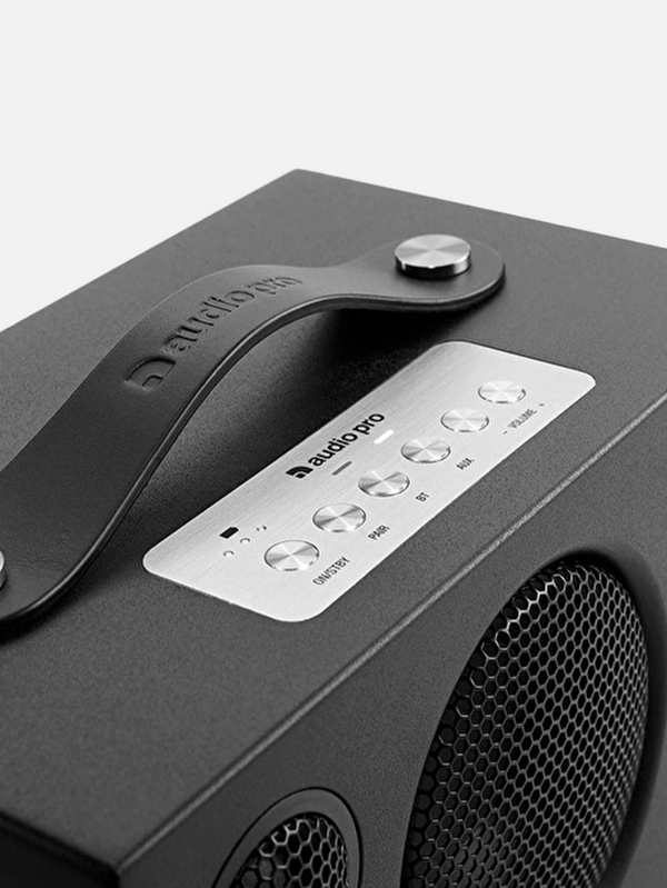 ZUHAL MÜZİK, Audio Pro Addon T3+ Siyah Şarjlı Bluetooth Hoparlör, KABLOSUZ HOPARLÖR, shopi go'da!