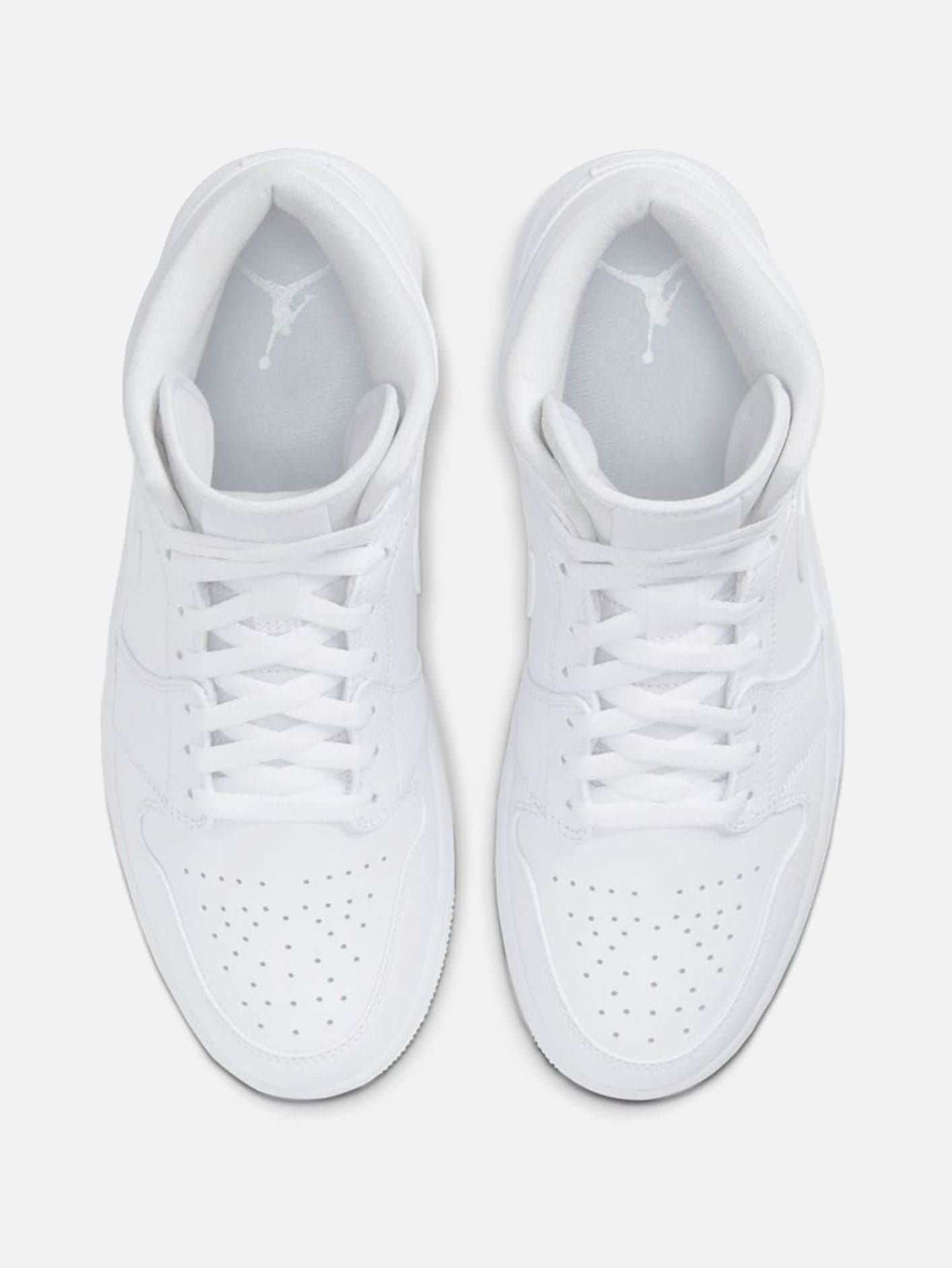 Nike Air Jordan 1 Mid 'Triple White' | SNEAKER shopi go