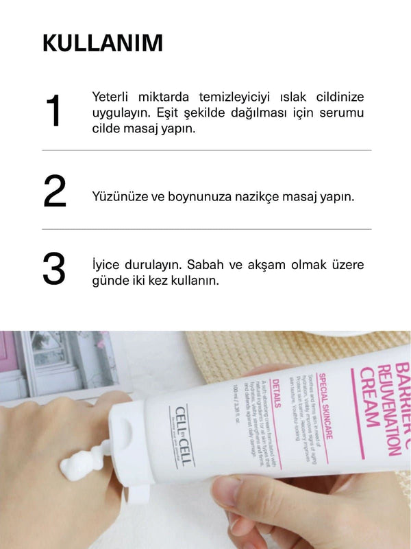 CELL BY CELL, Barrier C Rejuvenation Cream - 250 ml, YÜZ KREMİ, shopi go'da!