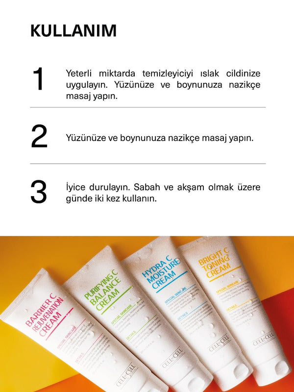 CELL BY CELL, Purifying C Balance Cream - 250 ml, YÜZ KREMİ, shopi go'da!