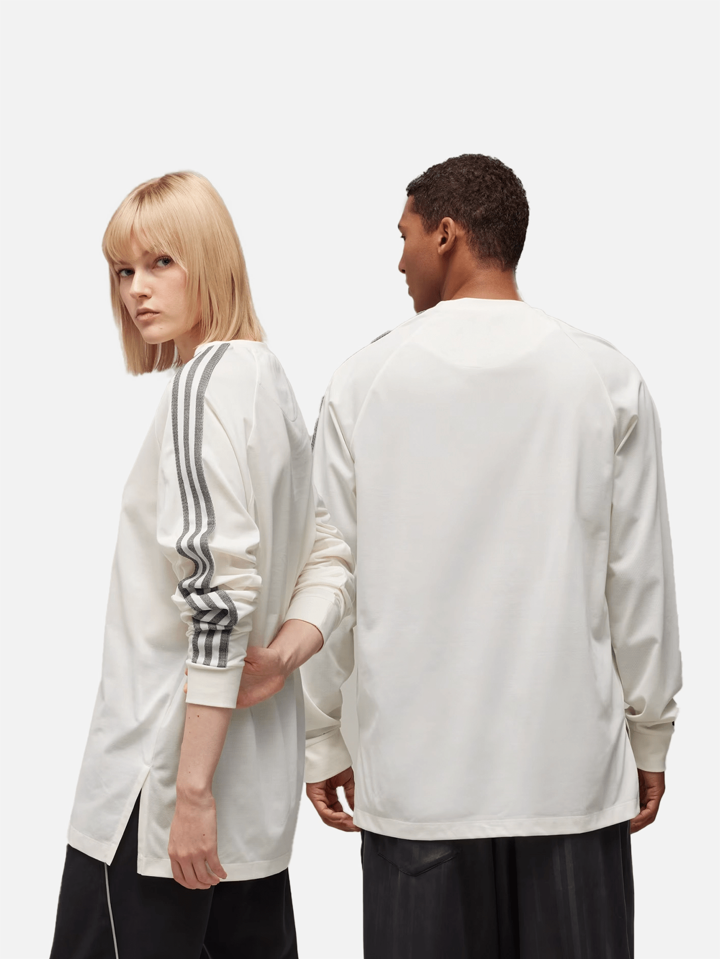 Adidas 3 stripes 2024 tee long sleeve