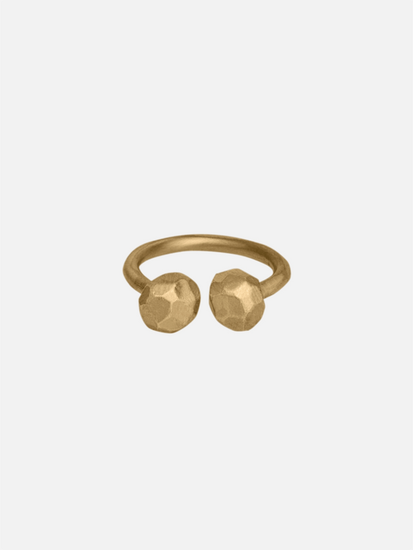 Bold  Mini Moon Ring - Gold