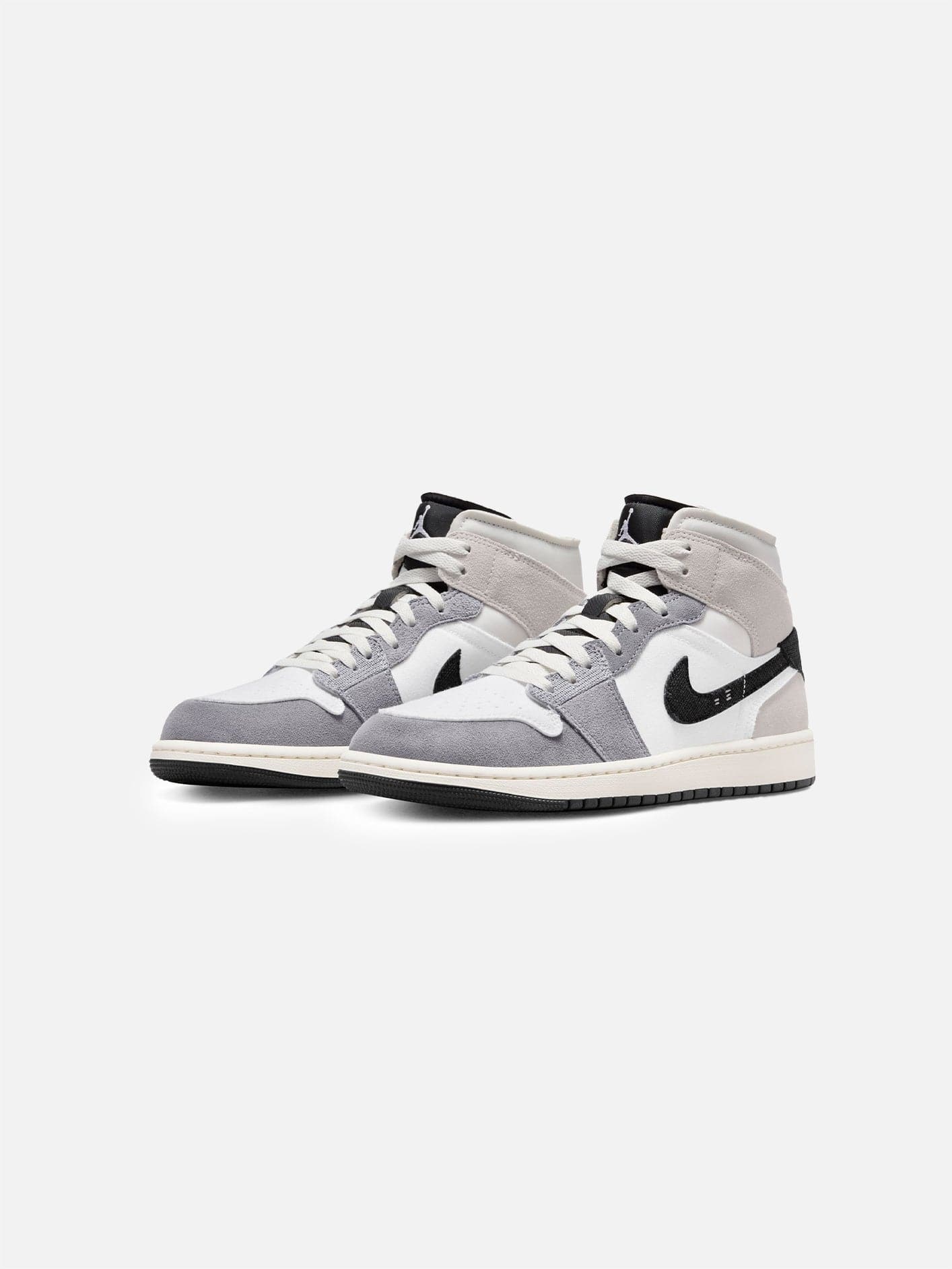 Air Jordan 1 Mid Se Craft 'Cement Gray' | SNEAKER shopi go