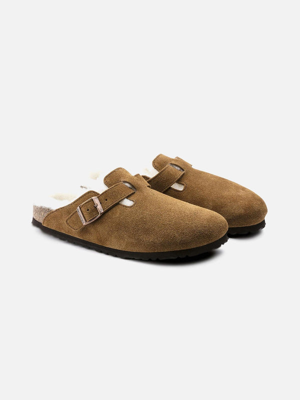 Boston Shearling Suede Leather - Mink - shopi go