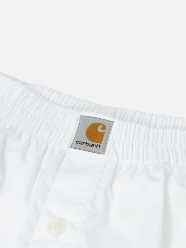 CARHARTT WIP - BOXER - Cotton Boxer - White - shopi go'da!.