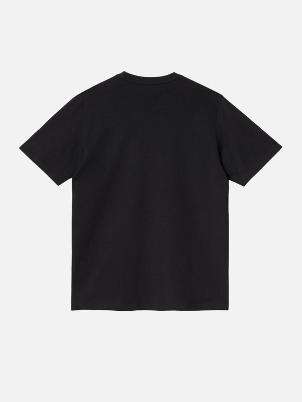CARHARTT WIP - T-SHIRT - S/S Pocket T-Shirt - Black - shopi go'da!.