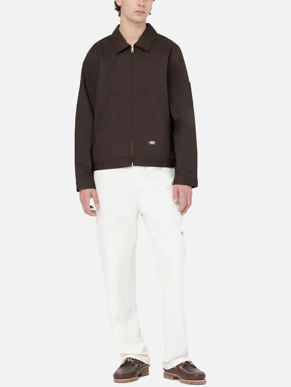 DICKIES - CEKET - Unlined Eisenhower Jacket Rec - Brown - shopi go'da!.