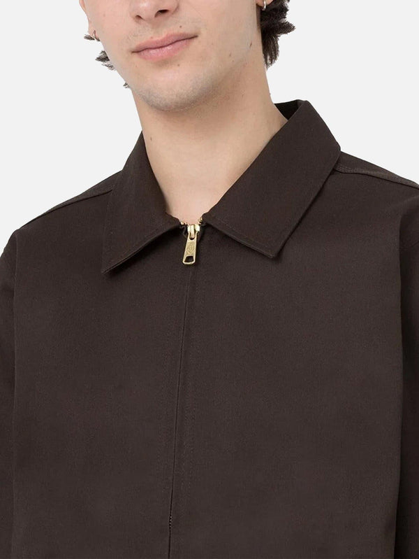 DICKIES - CEKET - Unlined Eisenhower Jacket Rec - Brown - shopi go'da!.