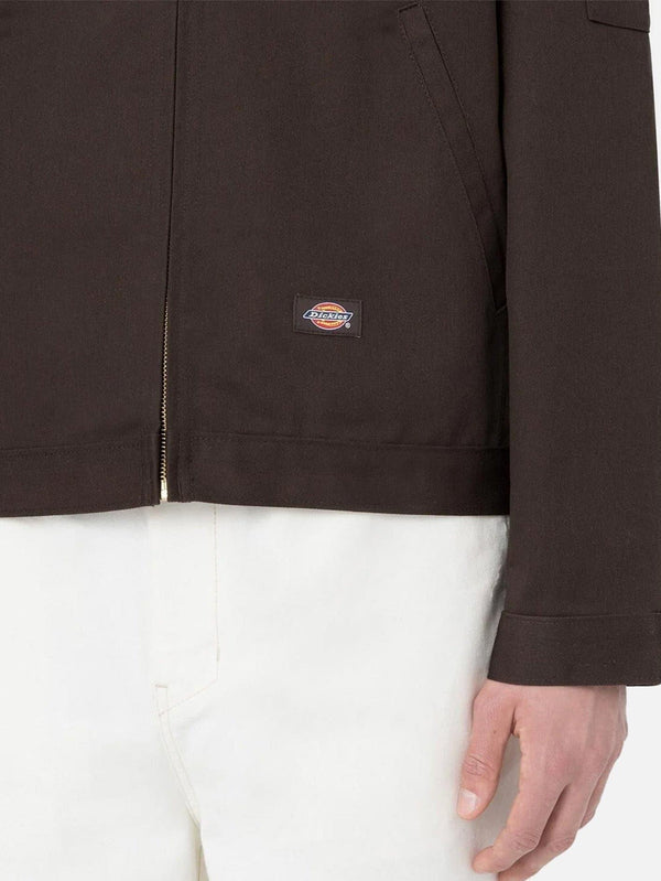 DICKIES - CEKET - Unlined Eisenhower Jacket Rec - Brown - shopi go'da!.