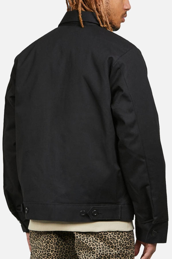 Lined Eisenhower Jacket - Black - shopi go