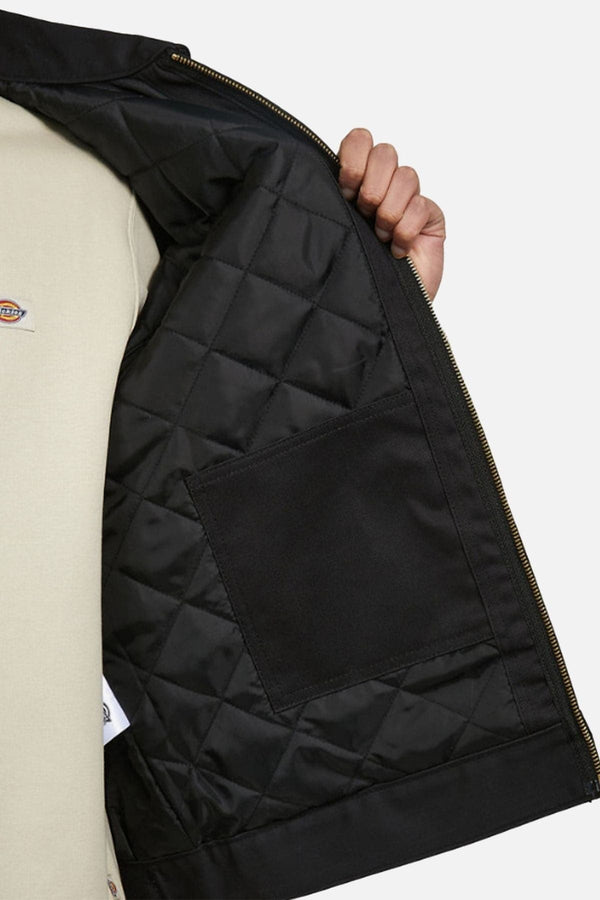 Lined Eisenhower Jacket - Black - shopi go