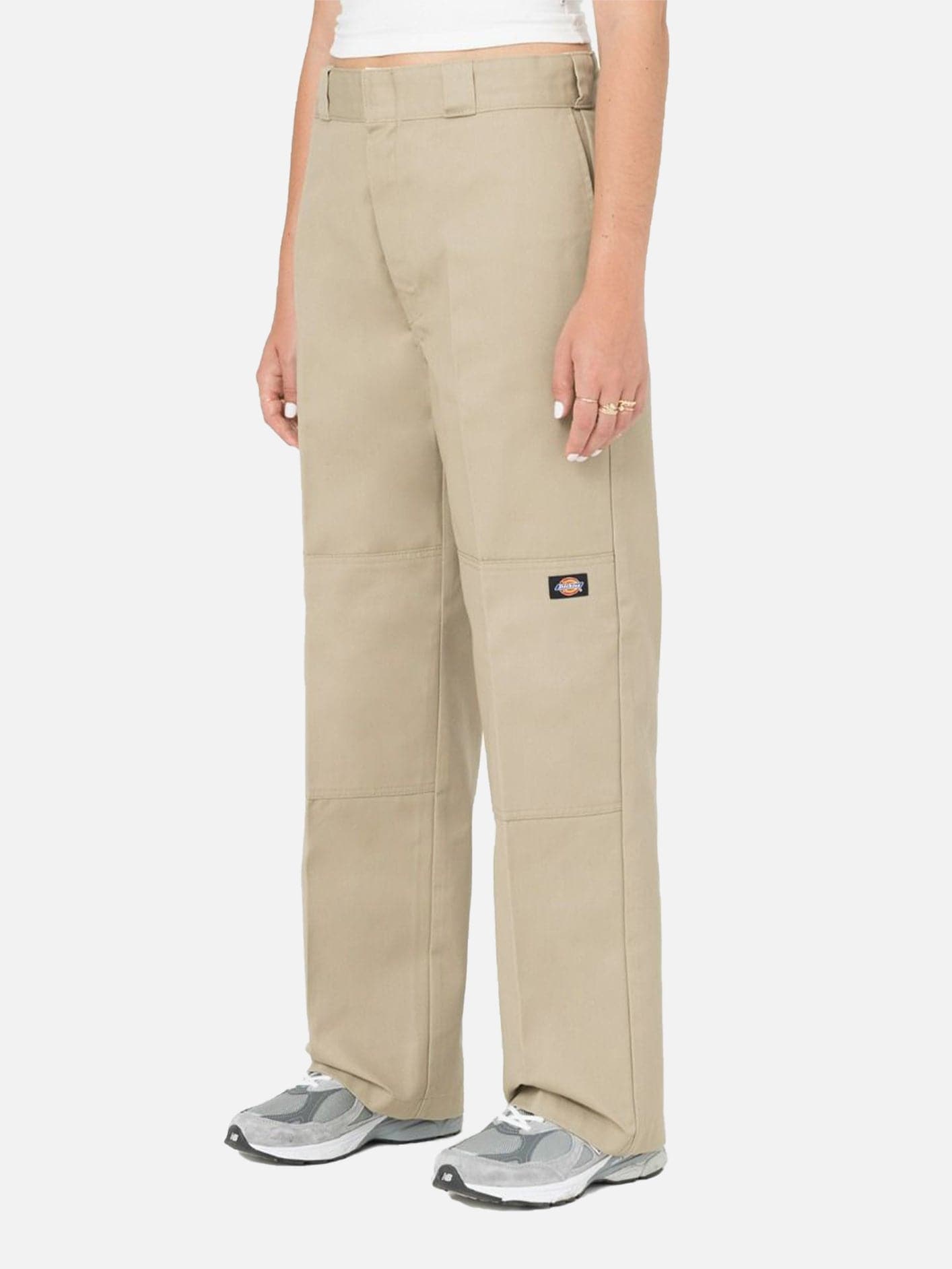 Double Knee Recycled Pant - Brown | shopi go