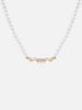 Encrusted Pearl Tribal Necklace - Gold Vermeil - shopi go