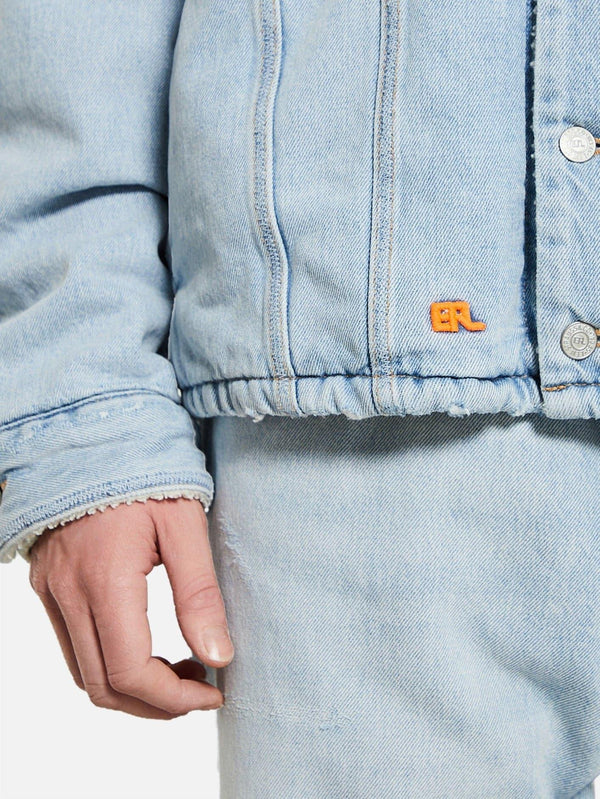 ERL - CEKET - ERL x Levi's Sherpa Trucker - Blue - shopi go'da!.