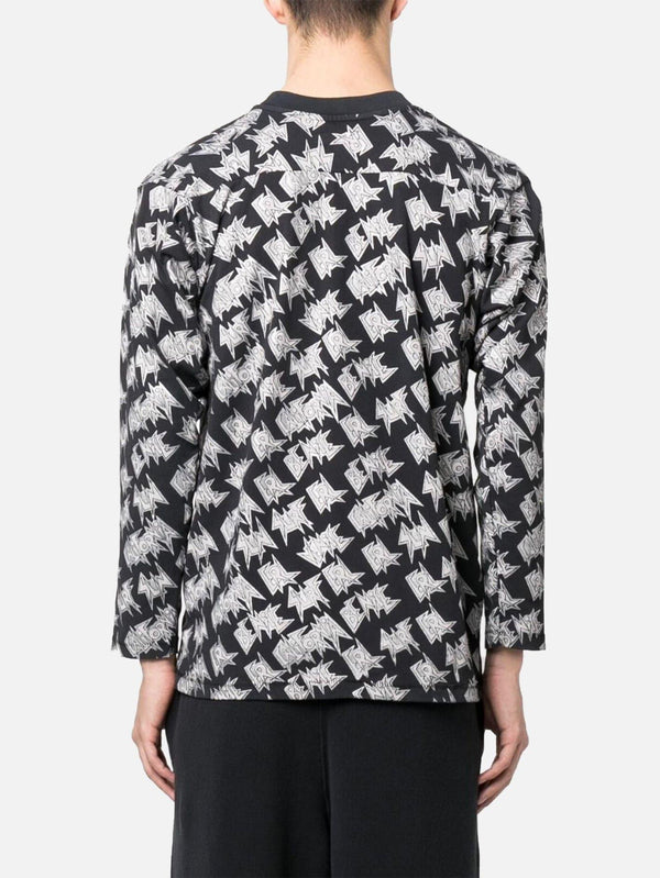 ERL - T-SHIRT - Printed Longsleeve T-Shirt - Black - shopi go'da!.