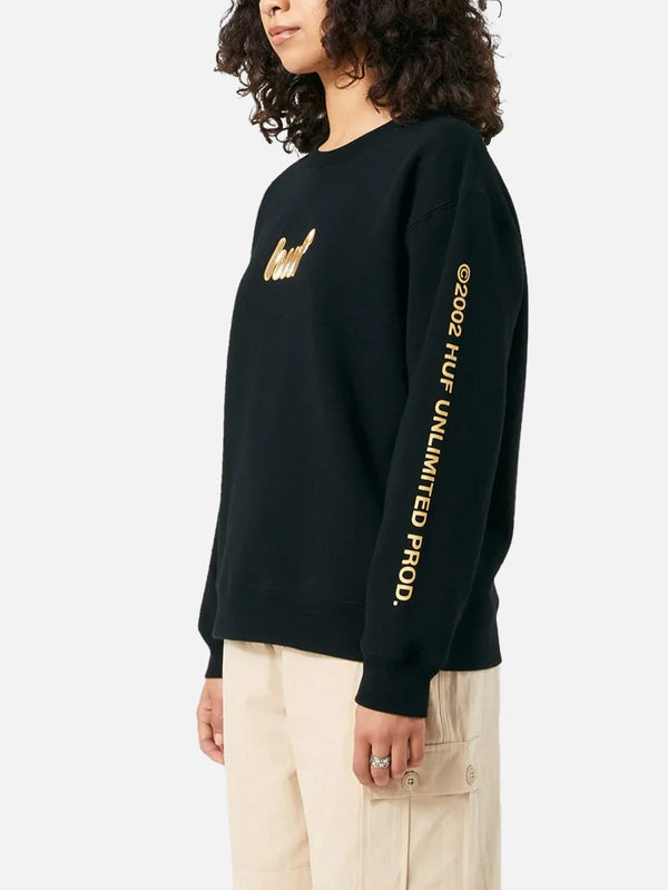 Italicized Crewneck Sweatshirt - shopi go