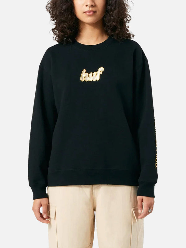 Italicized Crewneck Sweatshirt - shopi go