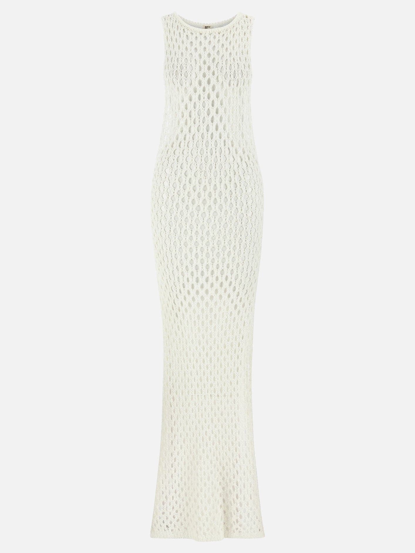 Fishnet Long Knit Dress