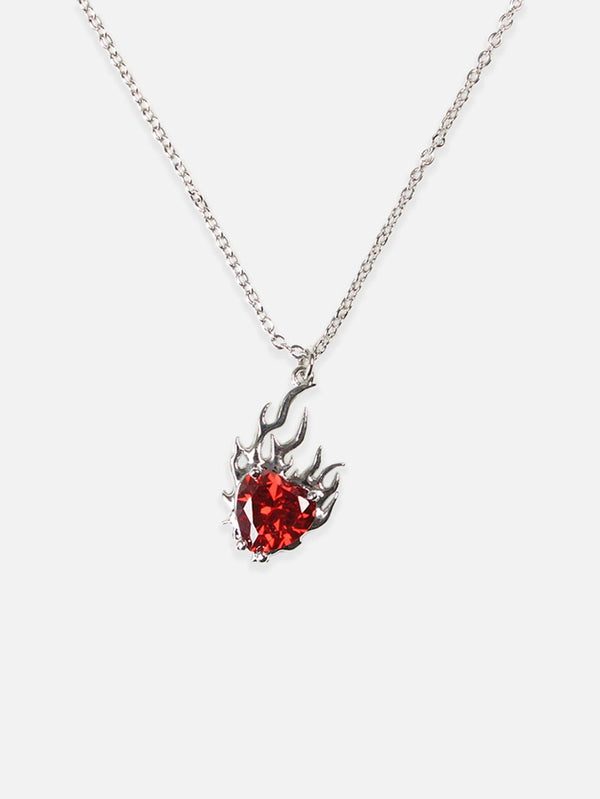 Blaze Necklace - Red - shopi go