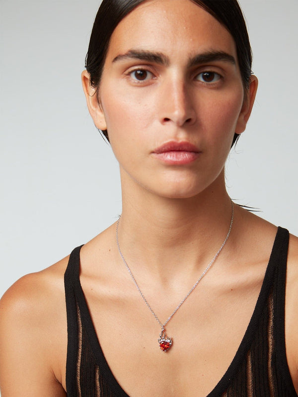 Blaze Necklace - Red - shopi go