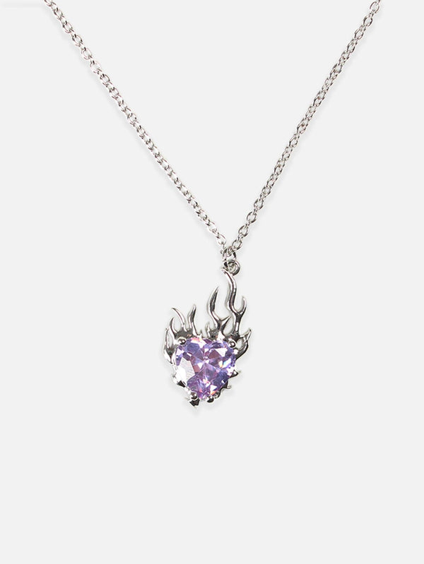 Blaze Necklace - Lilac - shopi go