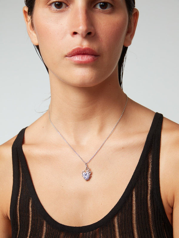 Blaze Necklace - Lilac - shopi go