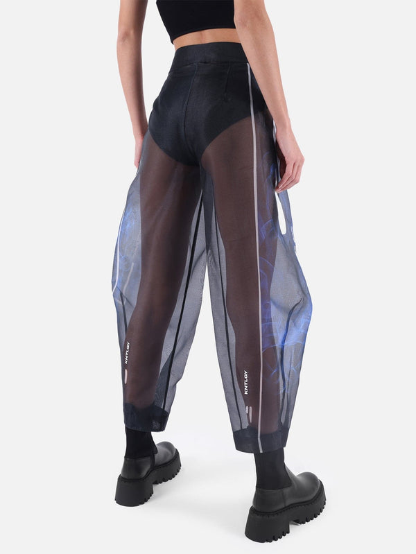 KNTLGY x EDK Organza Pants - Black - shopi go