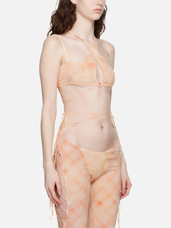 KNWLS Glimmer Bra - Peach Bleach - BRALETTE