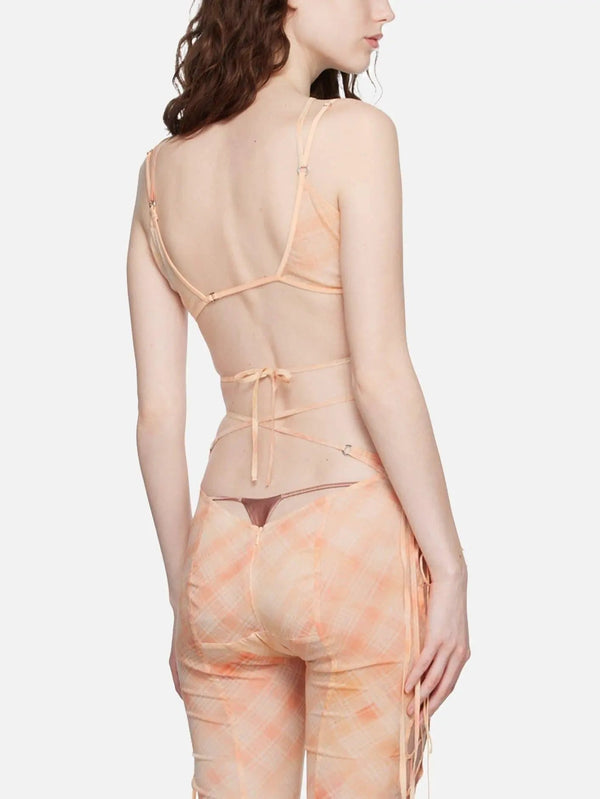 KNWLS Glimmer Bra - Peach Bleach - BRALETTE