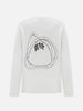 Komono Uzun Kolu Sırt Baskılı Oversize T-Shirt - shopi go