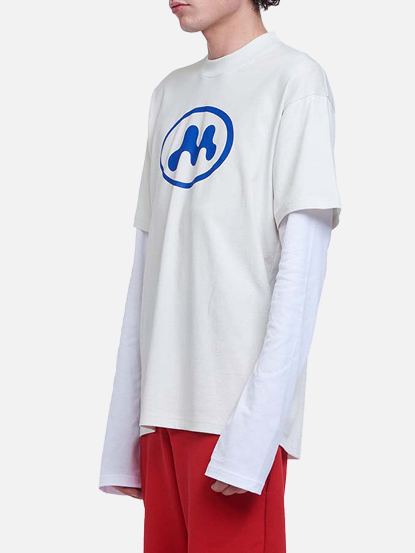 LS M WALKMAN SKATER T -SHIRT - WHITE | T-SHIRT shopi go