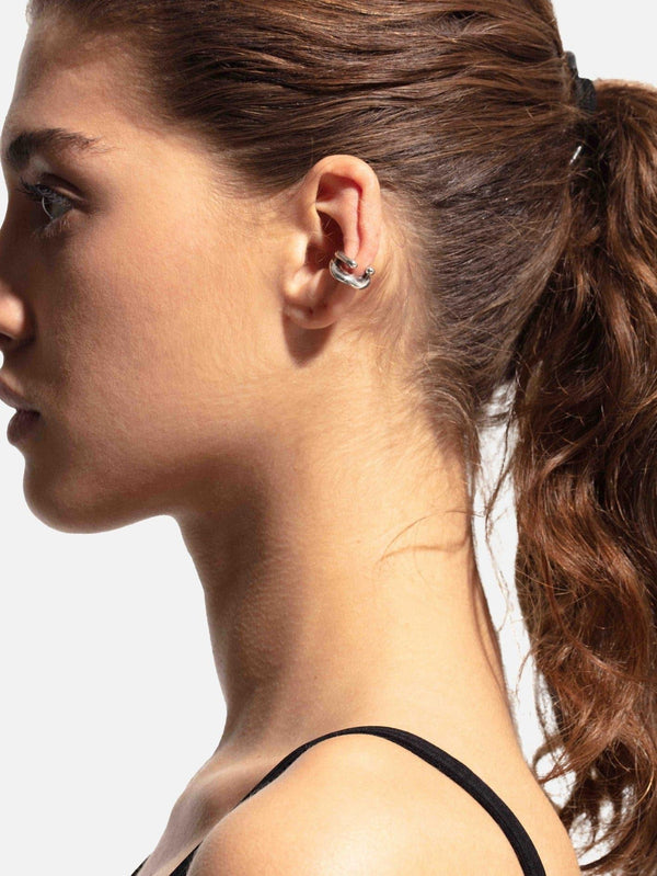 MAGOA STUDIO - KÜPE - Glan Earcuff - Silver - shopi go'da!.