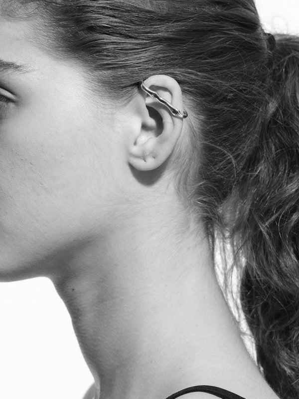 MAGOA STUDIO - KÜPE - Jeevika Earcuff - Silver - shopi go'da!.