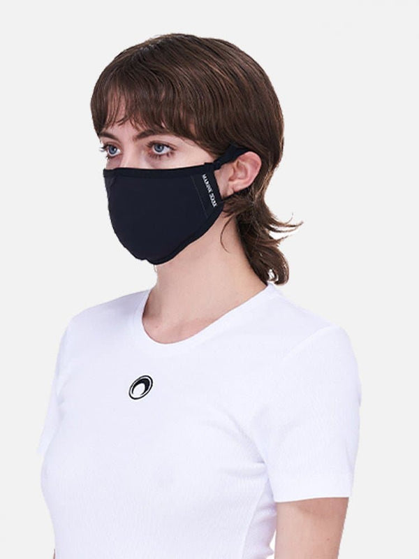 Grafik Baskılı Maske - Siyah - shopi go